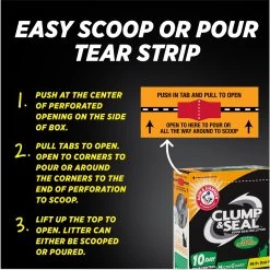 Arm & Hammer Litter Clump & Seal MicroGuard Odor Sealing Clumping Cat Litter With 10 Days Of Odor Control -Purrfect Litter Shop 103804 PT2. AC SS1800 V1665692054
