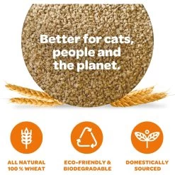 SWheat Scoop Premium+ Unscented Natural Clumping Wheat Cat Litter -Purrfect Litter Shop 107357 PT3. AC SS1800 V1667518089