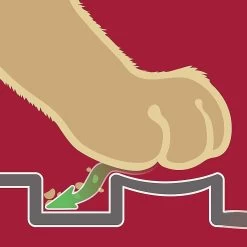 Petlinks Purrfect Paws Cat Litter Mat -Purrfect Litter Shop 107646 PT6. AC SS1800 V1480625811