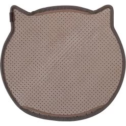 Moonshuttle Headshaped Blackhole Litter Mat -Purrfect Litter Shop 109514 PT2. AC SS1800 V1484838554