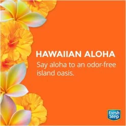 Fresh Step Hawaiian Aloha Scented Clumping Clay Cat Litter -Purrfect Litter Shop 111378 PT5. AC SS1800 V1694459345