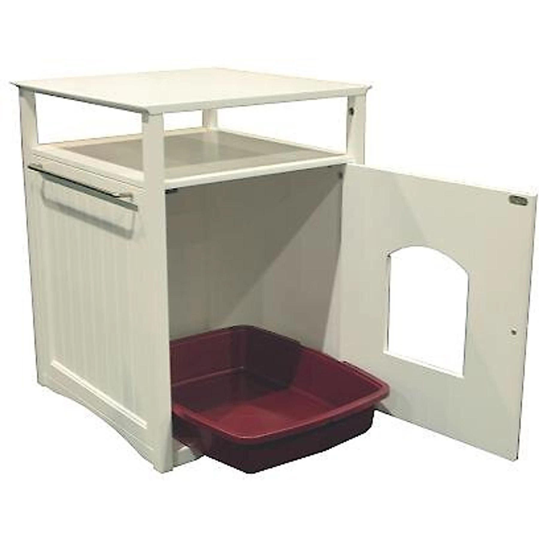 Merry Products Washroom Night Stand Multifunctional Litter Pan Cover 3 Merry Products Washroom Night Stand Multifunctional Litter Pan Cover - Image 2