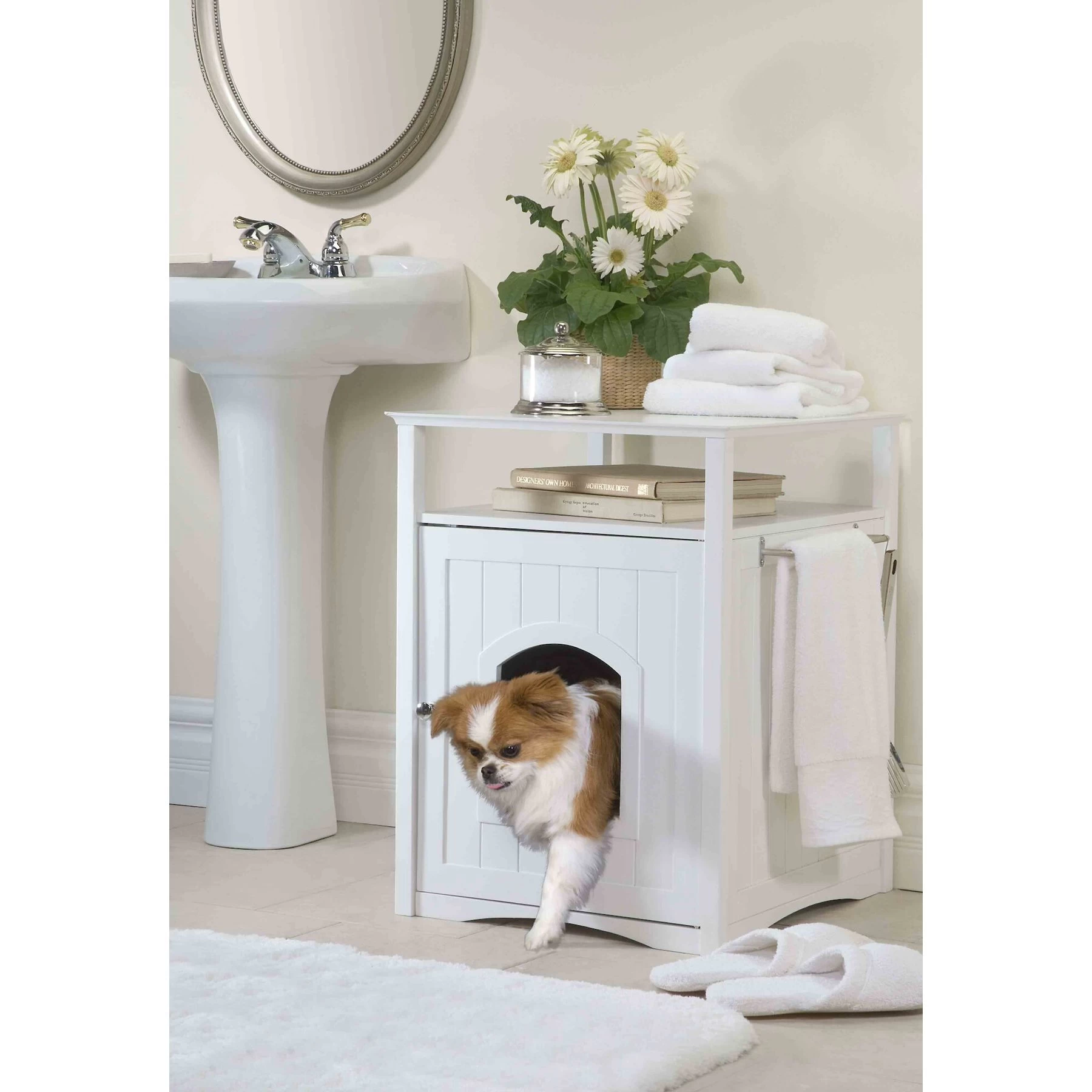 Merry Products Washroom Night Stand Multifunctional Litter Pan Cover 4 Merry Products Washroom Night Stand Multifunctional Litter Pan Cover - Image 3