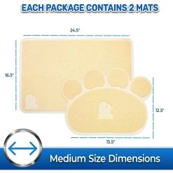 Pet Magasin Cat Litter Mats, 2-pack -Purrfect Litter Shop 125028 PT3. AC SS1800 V1663967567