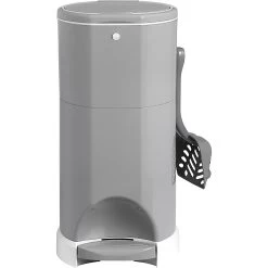 Litter Champ Premium Odor-Free Cat Litter Waste Disposal System, Grey