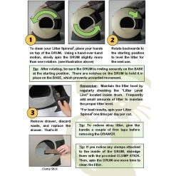 Litter Spinner Cat Litter Box For Small Cats -Purrfect Litter Shop 130792 PT7. AC SS1800 V1536930432