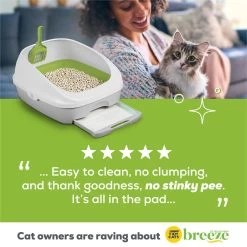 Tidy Cats Breeze Spring Clean Scented Litter System Cat Pads -Purrfect Litter Shop 139317 PT6. AC SS1800 V1700158003