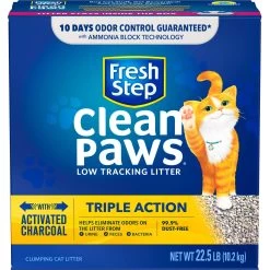 Fresh Step Clean Paws Scented Clumping Clay Cat Litter