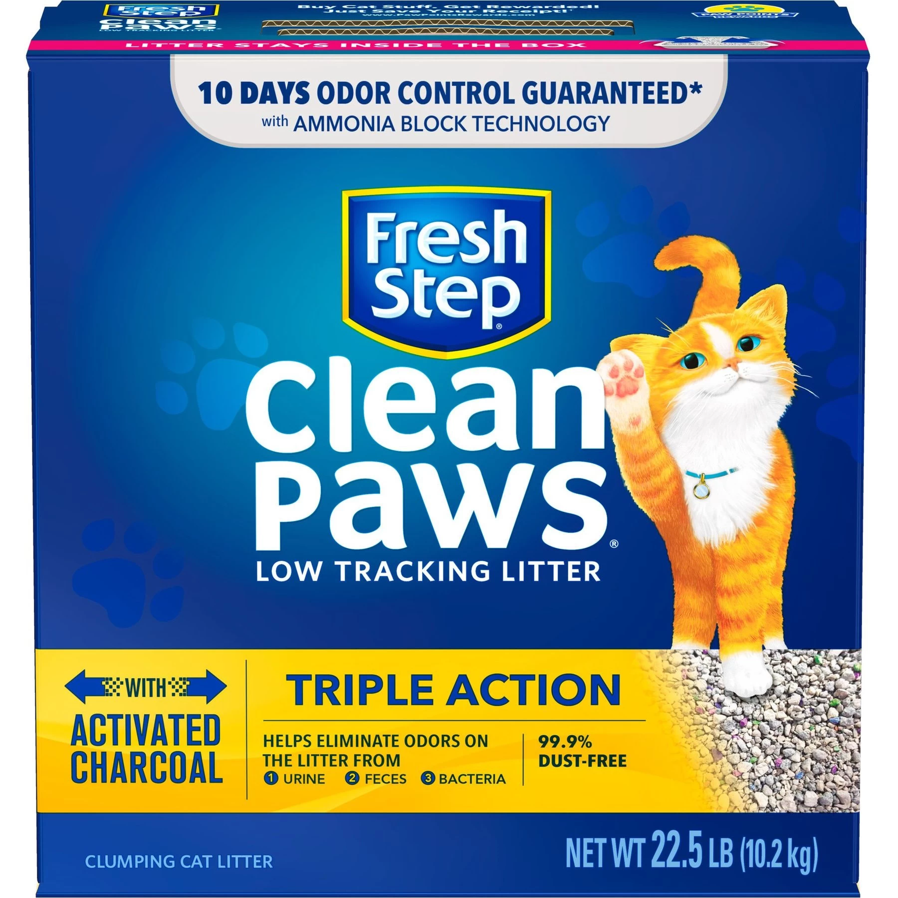 Fresh Step Clean Paws Scented Clumping Clay Cat Litter 3 Fresh Step Clean Paws Scented Clumping Clay Cat Litter