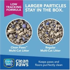 Fresh Step Clean Paws Multi-Cat Scented Clumping Cat Litter -Purrfect Litter Shop 141506 PT2. AC SS1800 V1695156345