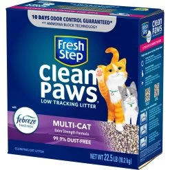Fresh Step Clean Paws Multi-Cat Scented Clumping Cat Litter -Purrfect Litter Shop 141506 PT8. AC SS1800 V1695138425