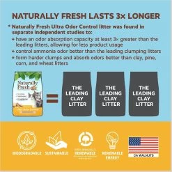 Naturally Fresh Multi-Cat Fresh Unscented Clumping Walnut Cat Litter 14 Naturally Fresh Multi-Cat Fresh Unscented Clumping Walnut Cat Litter -Purrfect Litter Shop 144714 PT7. AC SS1800 V1597151487