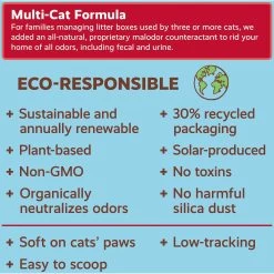 Naturally Fresh Multi-Cat Unscented Clumping Walnut Cat Litter -Purrfect Litter Shop 144725 PT4. AC SS1800 V1595956899