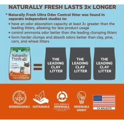 Naturally Fresh Herbal Attraction Scented Clumping Walnut Cat Litter -Purrfect Litter Shop 144727 PT7. AC SS1800 V1603833418
