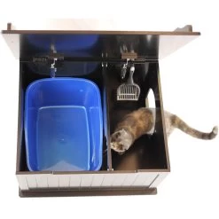 Designer Pet Products Catbox Enclosure Litter Box -Purrfect Litter Shop 152533 PT3. AC SS1800 V1537547593