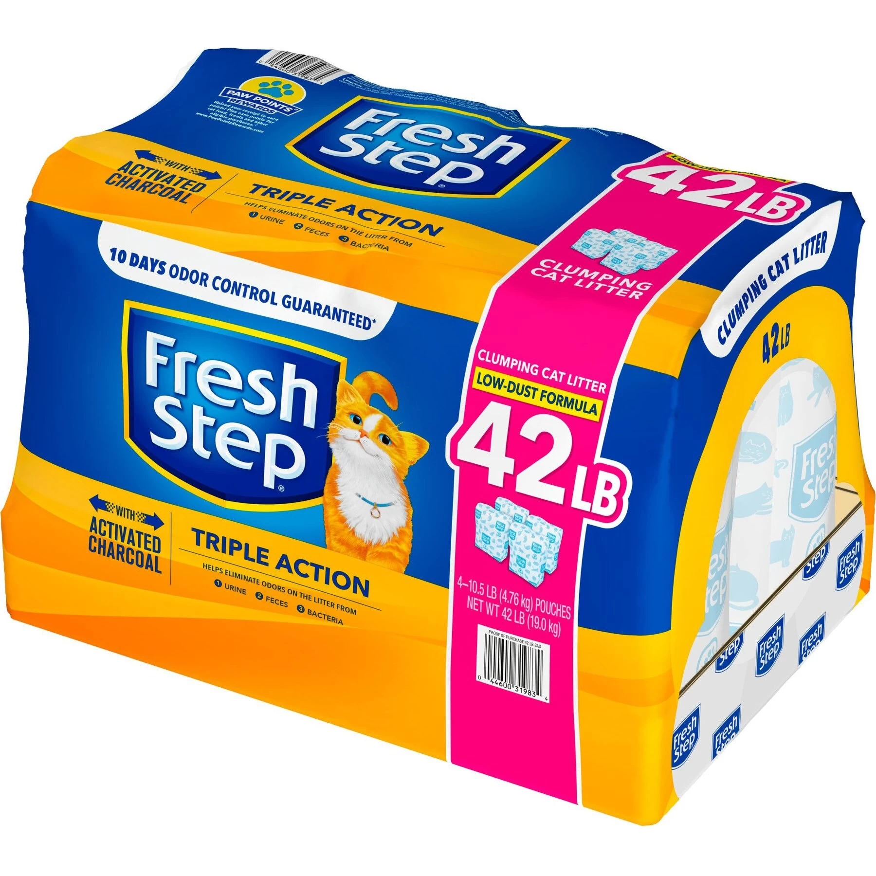 Fresh Step Triple Action Scented Clumping Clay Cat Litter 10 Fresh Step Triple Action Scented Clumping Clay Cat Litter - Image 8