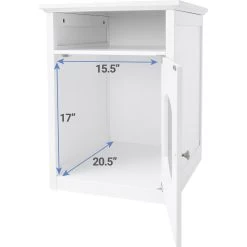 Frisco Decorative Side Table Cat Litter Box Cover -Purrfect Litter Shop 156786 PT5. AC SS1800 V1570480091