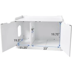 Frisco Decorative Bench Cat Litter Box Cover -Purrfect Litter Shop 156788 PT4. AC SS1800 V1570480051