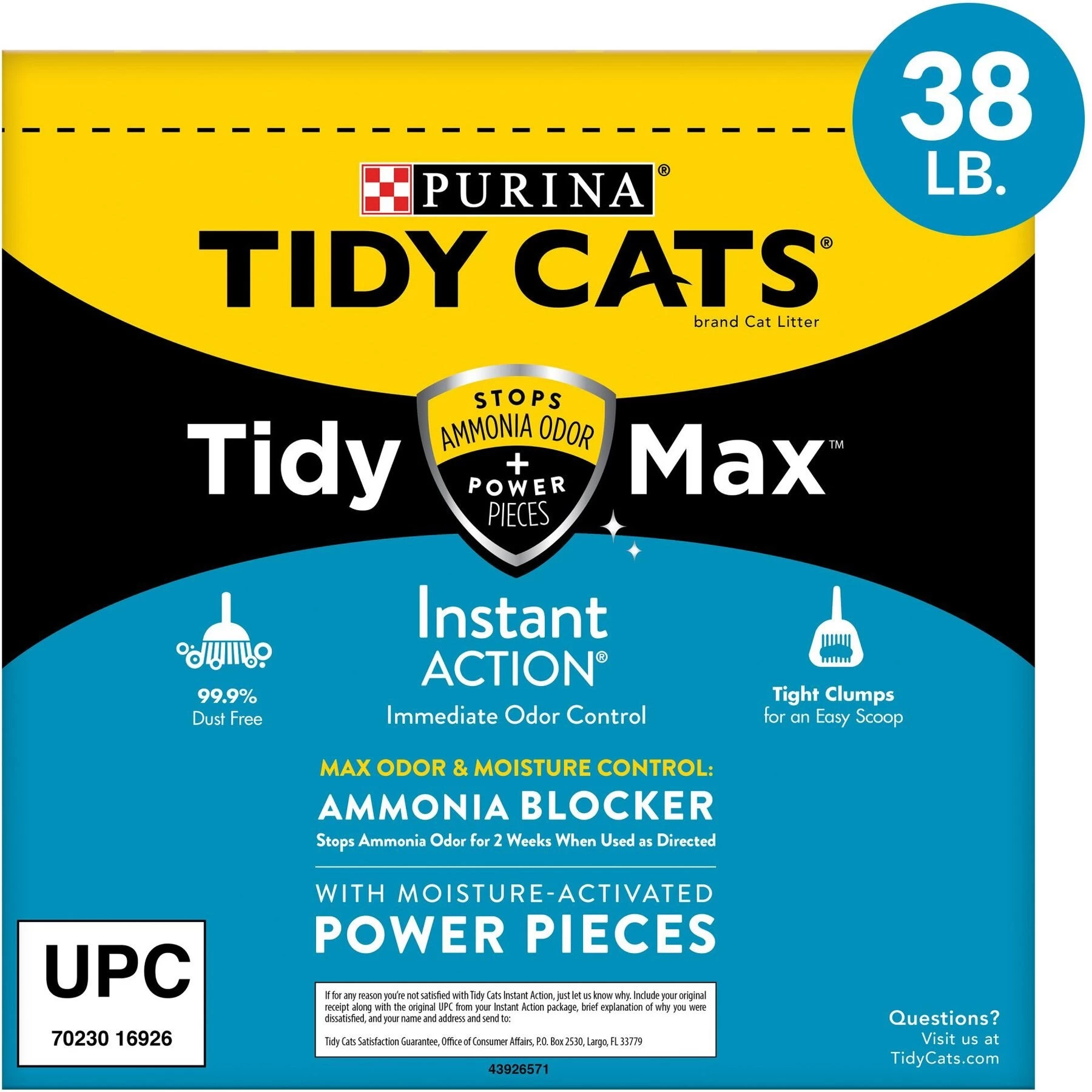 Tidy Max Instant Action Scented Clumping Clay Cat Litter 4 Tidy Max Instant Action Scented Clumping Clay Cat Litter - Image 2