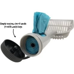 Fresh Kitty Large Deluxe Cat Litter Scoop With Waste Bag Handle -Purrfect Litter Shop 166726 PT3. AC SS1800 V1556122712