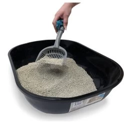 Fresh Kitty Large Deluxe Cat Litter Scoop With Waste Bag Handle -Purrfect Litter Shop 166726 PT5. AC SS1800 V1556134348