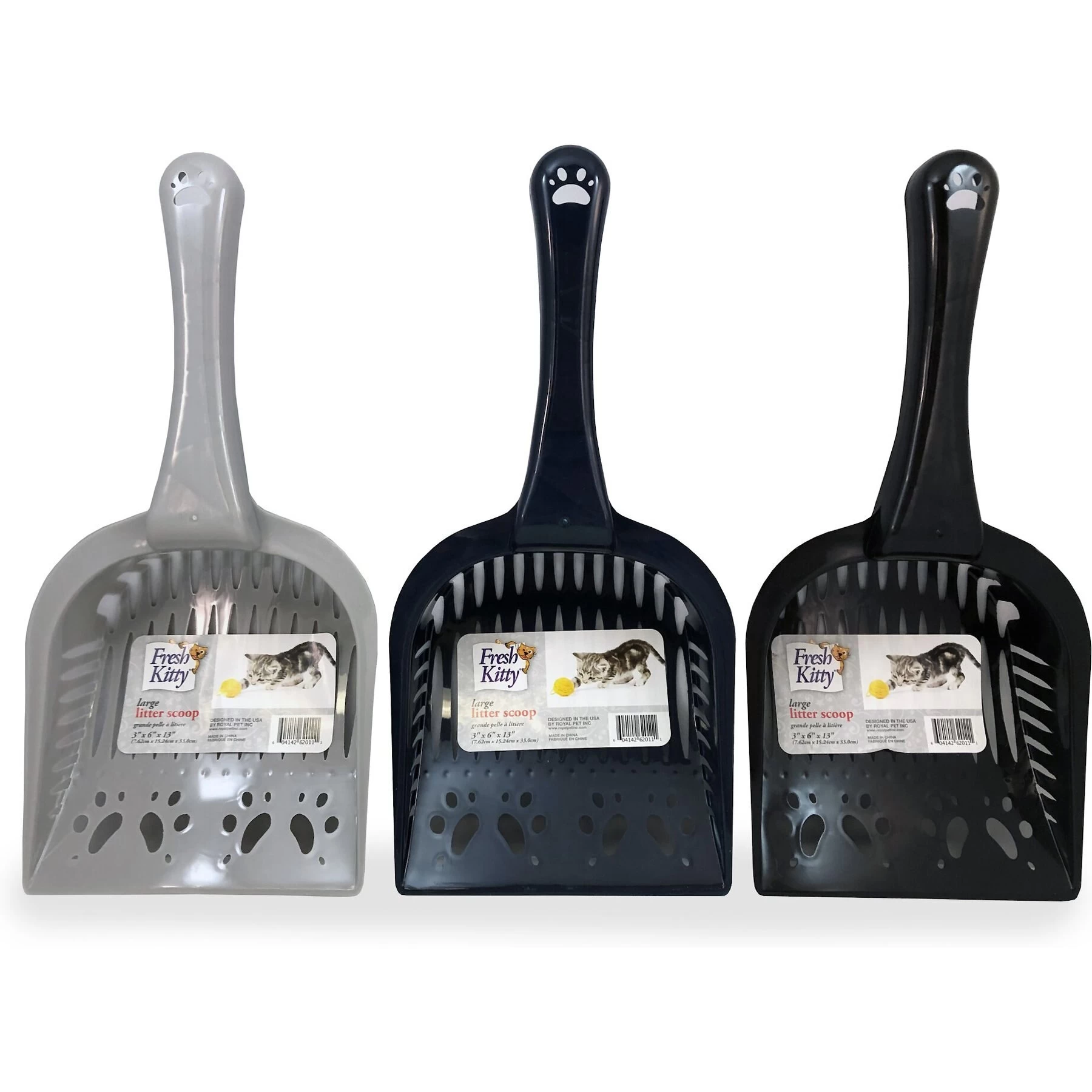 Fresh Kitty Deluxe Cat Litter Scoop, Color Varies 5 Fresh Kitty Deluxe Cat Litter Scoop, Color Varies - Image 3