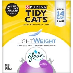 Tidy Cats Lightweight Glade Blossoms Scented Clumping Clay Cat Litter