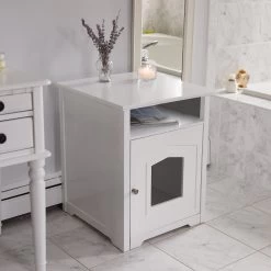 Arf Pets Designer Enclosed Cat Litter Box -Purrfect Litter Shop 173265 PT3. AC SS1800 V1617698215