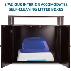 Arf Pets Enclosed Table Cat Litter Box -Purrfect Litter Shop 173267 PT2. AC SS1800 V1618610536