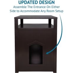 Arf Pets Enclosed Table Cat Litter Box -Purrfect Litter Shop 173267 PT3. AC SS1800 V1618610809