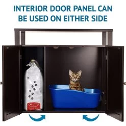 Arf Pets Enclosed Table Cat Litter Box -Purrfect Litter Shop 173267 PT4. AC SS1800 V1618611735