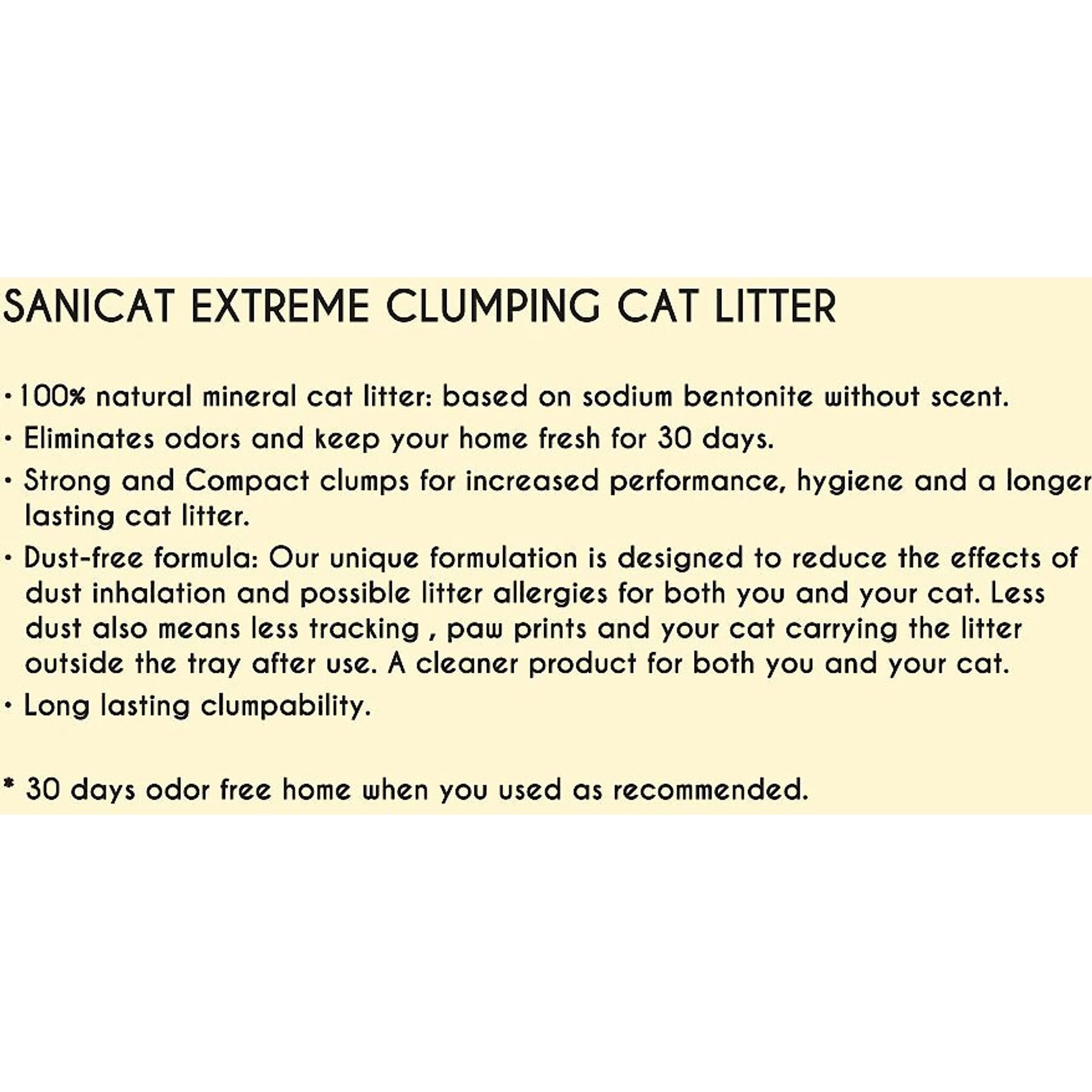 Sanicat Extreme Multi-Cat Floral Scent Clumping Clay Cat Litter, 21-lb Box 4 Sanicat Extreme Multi-Cat Floral Scent Clumping Clay Cat Litter, 21-lb Box - Image 2