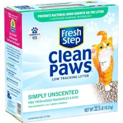 Fresh Step Clean Paws Simply Unscented Clumping Clay Cat Litter 19 Fresh Step Clean Paws Simply Unscented Clumping Clay Cat Litter -Purrfect Litter Shop 179540 PT8. AC SS1800 V1695138549