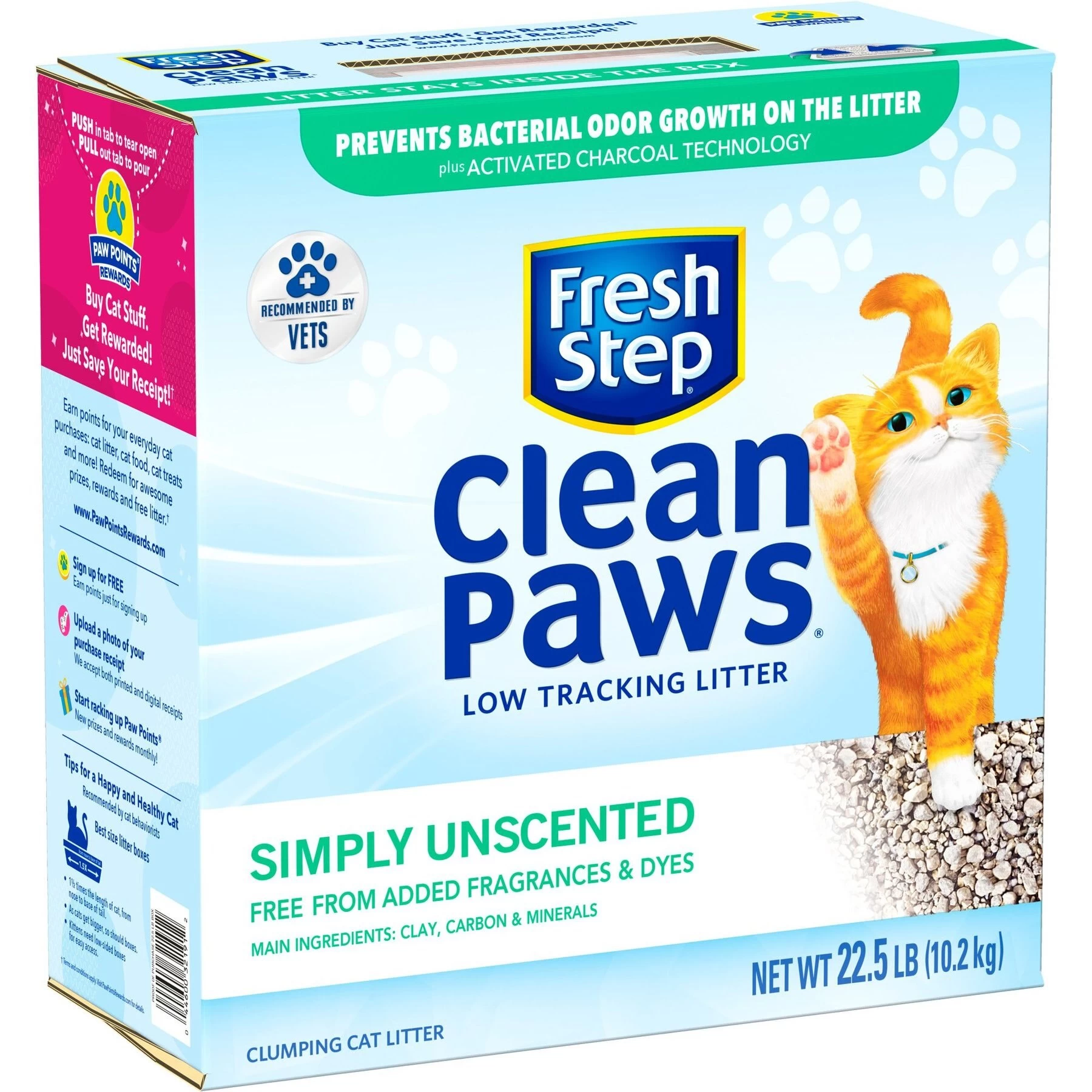 Fresh Step Clean Paws Simply Unscented Clumping Clay Cat Litter 11 Fresh Step Clean Paws Simply Unscented Clumping Clay Cat Litter - Image 9
