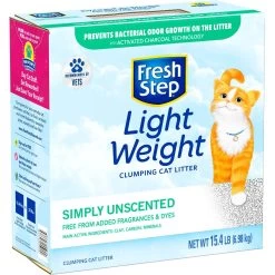 Fresh Step Lightweight Simply Unscented Clumping Clay Cat Litter 19 Fresh Step Lightweight Simply Unscented Clumping Clay Cat Litter -Purrfect Litter Shop 179542 PT8. AC SS1800 V1695138516