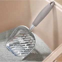SunGrow Non-Stick Metal Scoop Kitty Box Cat Litter Scooper -Purrfect Litter Shop 179562 PT4. AC SS1800 V1702908064