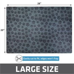 Drymate Protective & Decorative Cat Litter Mat, Paw Dots, Large, 20-in X 28-in 12 Drymate Protective & Decorative Cat Litter Mat, Paw Dots, Large, 20-in X 28-in -Purrfect Litter Shop 181538 PT5. AC SS1800 V1689627151