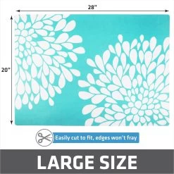 Drymate Protecitve & Decorative Cat Litter Mat, Rejuvenation Blue, Large, 20-in X 28-in -Purrfect Litter Shop 181544 PT5. AC SS1800 V1691003318