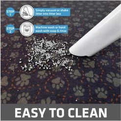 Drymate Protective & Decorative Cat Litter Mat, Paw Path Tan, Large, 20-in X 28-in -Purrfect Litter Shop 181546 PT3. AC SS1800 V1689627090