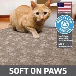 Drymate Premium Debossed Paw Cat Litter Trapping Mat, Taupe, X-Large, 28-in X 34-in -Purrfect Litter Shop 181550 PT3. AC SS1800 V1691002848