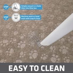 Drymate Premium Debossed Paw Cat Litter Trapping Mat, Taupe, X-Large, 28-in X 34-in -Purrfect Litter Shop 181550 PT4. AC SS1800 V1691002846