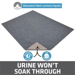 Drymate Jumbo Ridged Cat Litter Trapping Mat, Grey, 36-in X 47-in -Purrfect Litter Shop 181552 PT2. AC SS1800 V1689626759