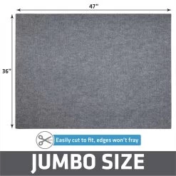 Drymate Jumbo Ridged Cat Litter Trapping Mat, Grey, 36-in X 47-in -Purrfect Litter Shop 181552 PT4. AC SS1800 V1689626741