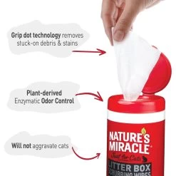 Nature's Miracle Cat Litter Box Scrubbing Wipes 13 Nature's Miracle Cat Litter Box Scrubbing Wipes -Purrfect Litter Shop 183021 PT2. AC SS1800 V1701115655