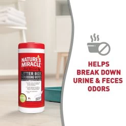 Nature's Miracle Cat Litter Box Scrubbing Wipes 14 Nature's Miracle Cat Litter Box Scrubbing Wipes -Purrfect Litter Shop 183021 PT3. AC SS1800 V1701115655
