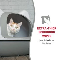 Nature's Miracle Cat Litter Box Scrubbing Wipes 17 Nature's Miracle Cat Litter Box Scrubbing Wipes -Purrfect Litter Shop 183021 PT6. AC SS1800 V1701115655