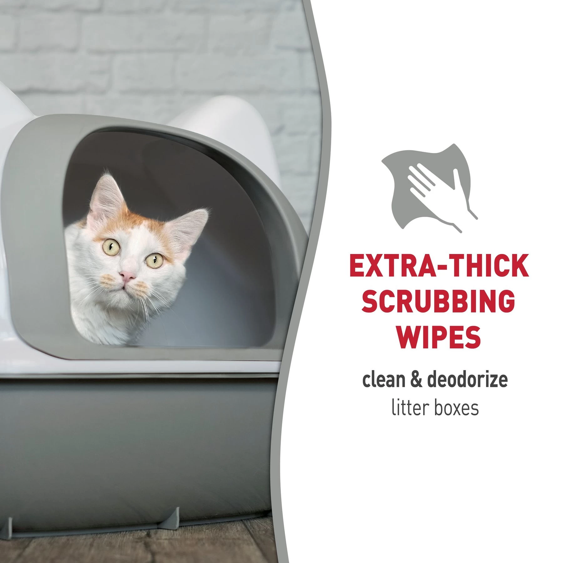 Nature's Miracle Cat Litter Box Scrubbing Wipes 9 Nature's Miracle Cat Litter Box Scrubbing Wipes - Image 7