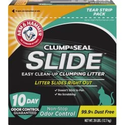 Arm & Hammer Litter SLIDE Easy Clean-Up Clumping Cat Litter Non-Stop Odor Control With 10 Days Of Odor Control