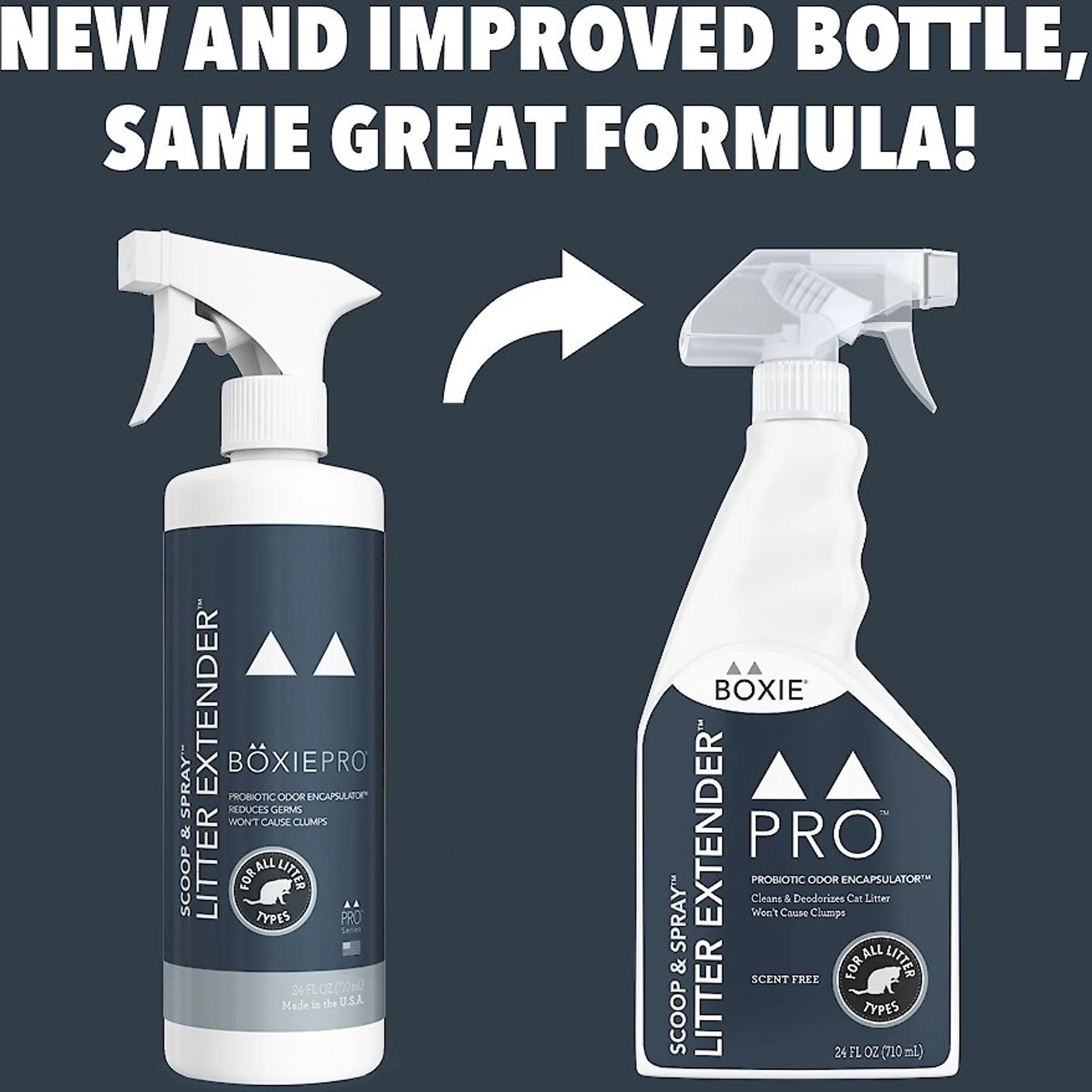 Boxiecat Litter Extender Probiotic Odor Encapsulator Spray, 24-oz Bottle 4 Boxiecat Litter Extender Probiotic Odor Encapsulator Spray, 24-oz Bottle - Image 2