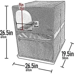 Pet Gear Prp Pawty Space Saver Cat Litter Box Enclosure -Purrfect Litter Shop 200702 PT1. AC SS1800 V1673363959